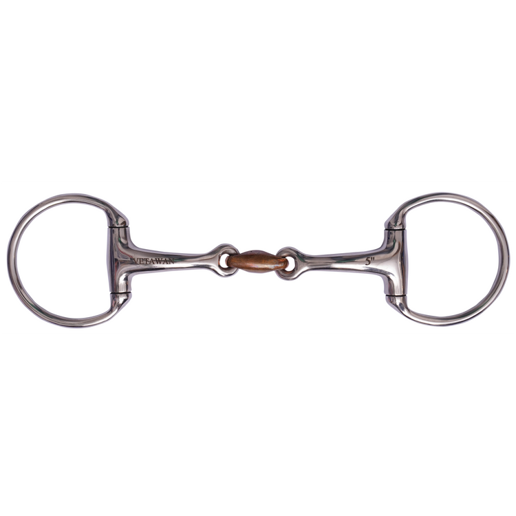 Olivehead snaffle Curved Bit with Copper Link_3