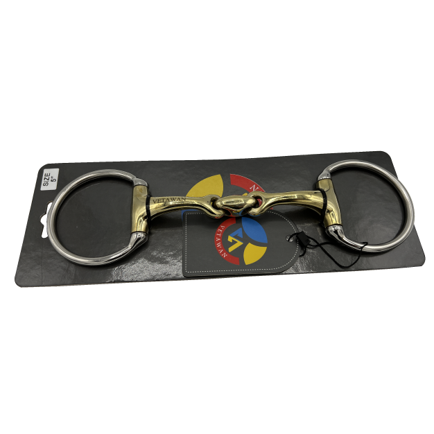 Olivehead snaffle Curved Bit with Lozenge_2