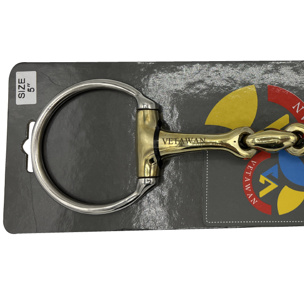 Olivehead snaffle Curved Bit with Lozenge_2
