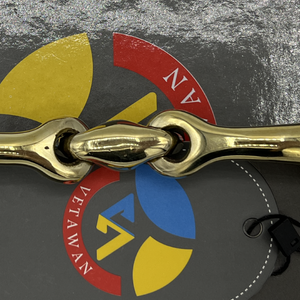 Olivehead snaffle Curved Bit with Lozenge_4