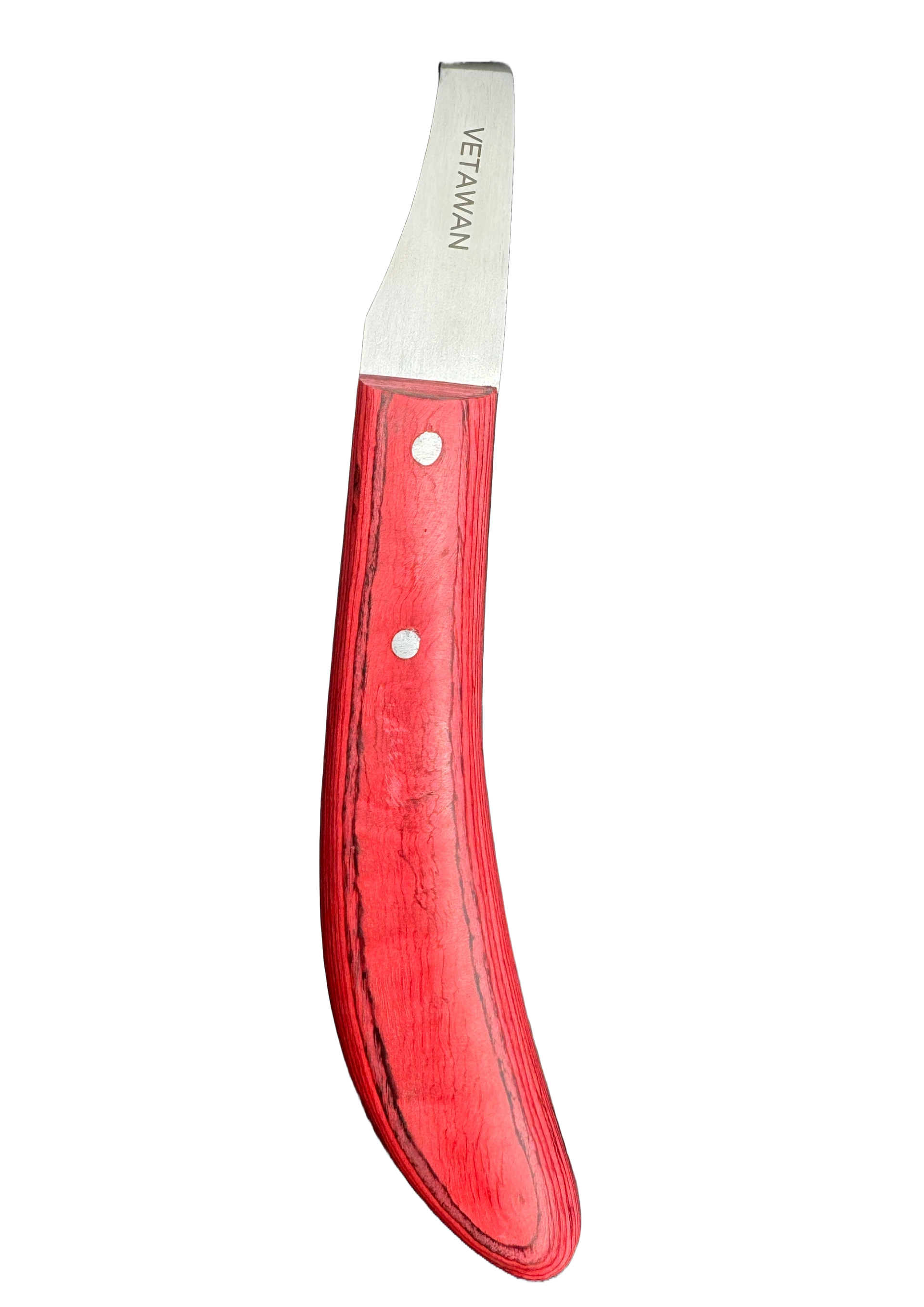 Hoof knife for horses, thick blade, single-sided left