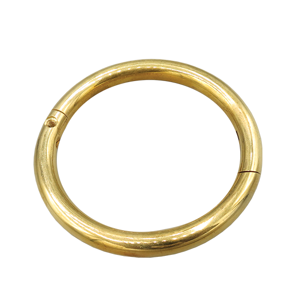 Bull Nose Ring- Golden Brass