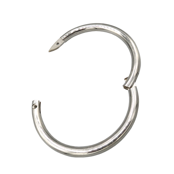 Bull Nose Ring-Stainless Steel, different Sizes, 2 Pieces