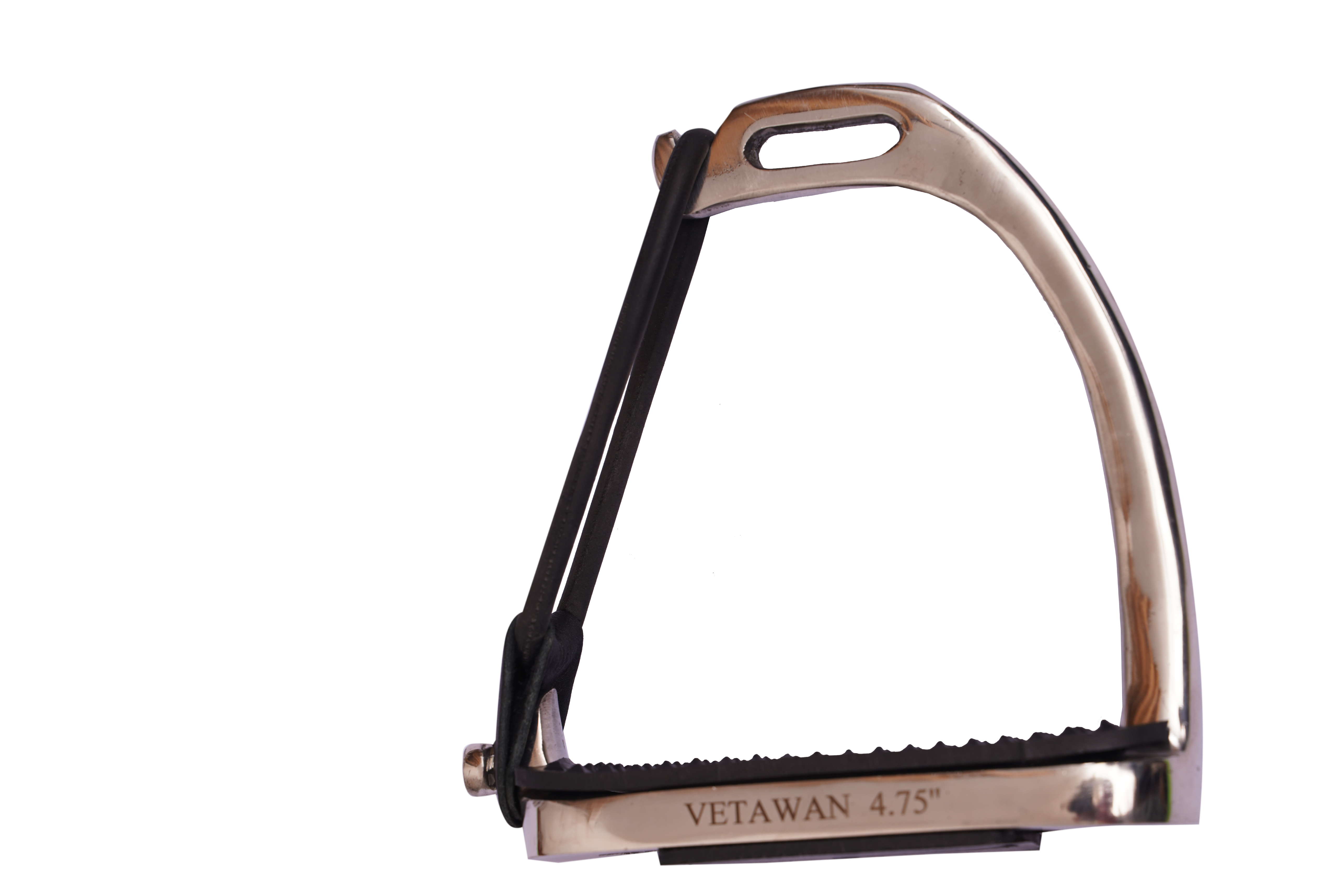Flexi bent stainless steel stirrup with security rubber