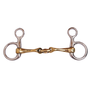 Hanging Cheek Snaffle Bit with copper lozenge_2