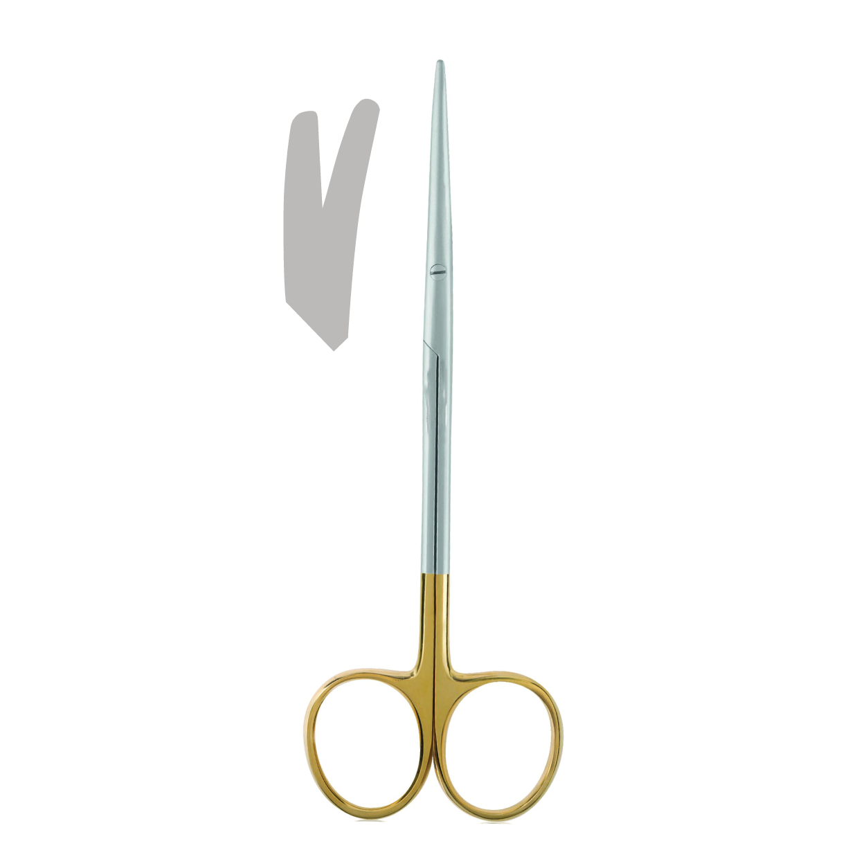 Metzenbaum Scissors, Precised, Curved, TC, 14.5cm (5.70")