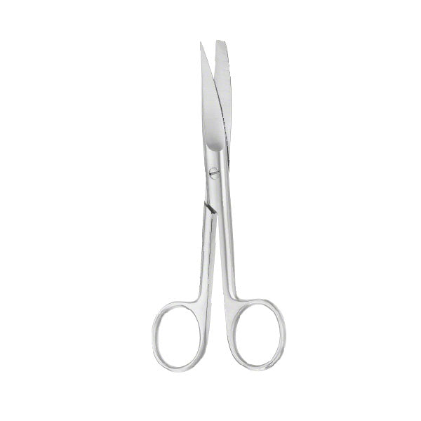 Surgical Scissors, Curved, Sharp-Blunt, 16.5cm (6.50")