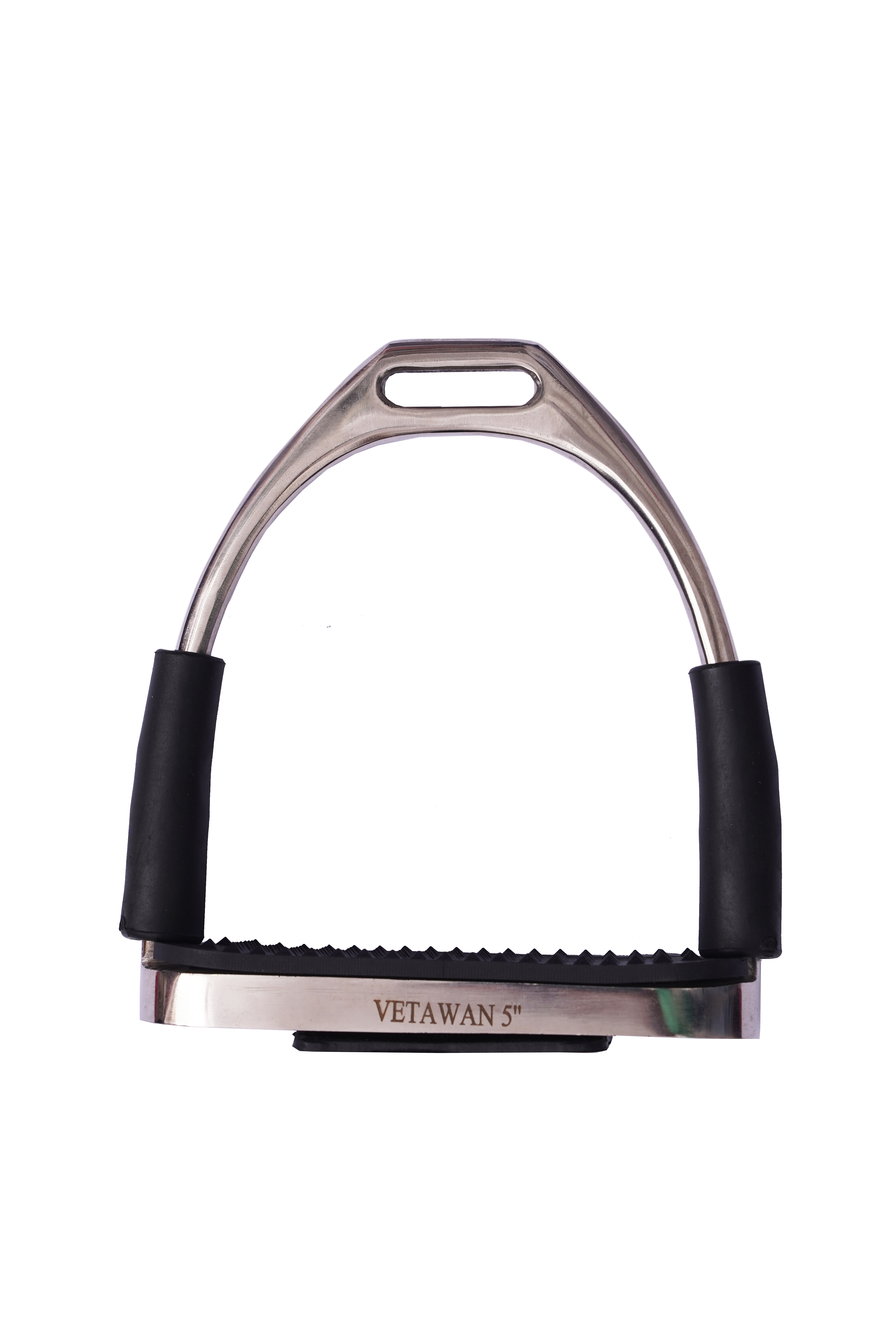 VAWAN Supre Stainless steel Stirrup with Rubber pad